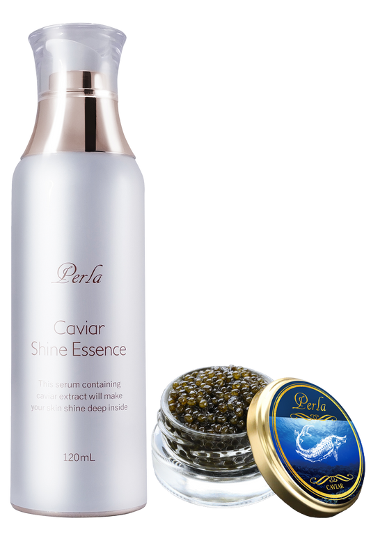 Perla Caviar Shine Essence 120mL / Perla  Royal Caviar 30g